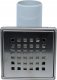 Alkotest 11318 KRATKA ŚCIEKOWA AXUS PION FI 50, 360ST., BLOKADA ODOROWA, RUSZT NIERDZEW. MAT 100X100MM, BLISTER Z ZAWIESZKĄ // S.KRAT-A.10X10-PIO-50/NI/MAT 35