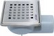 Alkotest 11318 KRATKA ŚCIEKOWA AXUS PION FI 50, 360ST., BLOKADA ODOROWA, RUSZT NIERDZEW. MAT 100X100MM, BLISTER Z ZAWIESZKĄ // S.KRAT-A.10X10-PIO-50/NI/MAT 36