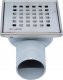 Alkotest 11318 KRATKA ŚCIEKOWA AXUS PION FI 50, 360ST., BLOKADA ODOROWA, RUSZT NIERDZEW. MAT 100X100MM, BLISTER Z ZAWIESZKĄ // S.KRAT-A.10X10-PIO-50/NI/MAT 38