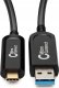 Kabel USB MicroConnect USB-A - USB-C 20 m Czarny (MC-USB3.2CA20OP) 2