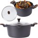 Garnek rondel głęboki z pokrywką indukcja gaz powłoka non stick 7l Garnek rondel głęboki z pokrywką indukcja gaz powłoka non stick 7l 1