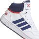 Adidas Buty dla dzieci adidas Hoops Mid biało-niebieskie GZ9647 37 1/3 4