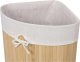 Kosz na pranie, na bieliznę bambusowy narożny 60l 5