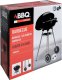 BBQ GRILL OGRODOWY KULISTY REX STALOWY ŚR.46CM 5