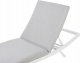 Beliani Leżak ogrodowy jasnoszary AMELIA 3