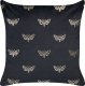 Beliani 2 welurowe poduszki dekoracyjne w motyle 45 x 45 cm czarne YUZURI 4