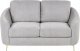 Beliani Sofa 2-osobowa szara TROSA 1