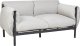 Beliani Sofa ogrodowa 2-osobowa jasnoszara ESPERIA 3