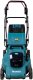 Kosiarka akumulatorowa Makita Makita cordless lawnmower DLM481Z, 36Volt (2x18Volt) (blue/black, without battery and charger, with wheel drive) 8