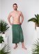 Yeye Ręcznik hammam STONE WASH 100% naturalna bawełna YEYE Oliwkowy 11
