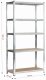 Fancy Garden Regał metalowy magazynowy warsztatowy do garażu piwnicy 90x40x180 cm - srebrny 3