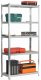 Fancy Garden Regał metalowy magazynowy warsztatowy do garażu piwnicy 90x40x180 cm - srebrny 11