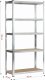 Fancy Garden Regał metalowy magazynowy warsztatowy do garażu piwnicy 90x40x180 cm - srebrny 2