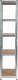 Fancy Garden Regał metalowy magazynowy warsztatowy do garażu piwnicy 90x40x180 cm - srebrny 5