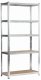 Fancy Garden Regał metalowy magazynowy warsztatowy do garażu piwnicy 90x40x180 cm - srebrny 1