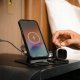 Mophie UAG 3in1 Travel Charger - bezprzewodowa ładowarka podróżna do trzech urządzeń 15W, kompatybilna z MagSafe, kabel, wtyczki i organizer w zestawie (black/gray) 9