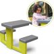 Smoby Smoby playhouse accessories picnic table, garden play equipment (light green/grey) 8
