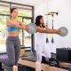 Rebel Mini piłka gimnastyczna do pilates rehabilitacyjna 25cm z pompką ręczną, kolor szary , REBEL ACTIVE 5