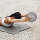 Rebel Mini piłka gimnastyczna do pilates rehabilitacyjna 25cm z pompką ręczną, kolor szary , REBEL ACTIVE 6
