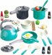 LeanToys Zestaw Małego Kucharza Garnki Naczynia Produkty Spożywcze 33 El 2