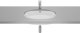 Umywalka A3270YC000 / ROCA / GAP / UMYWALKA PODBLATOWA OWALNA 55X35 CM / 1