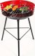 Brunbeste Grill Węglowy Turystyczny Ogrodowy Mobilny 35x35cm 1