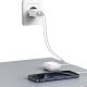 Ładowarka Usams USAMS Ład. siec. 2xUSB 18W + kabel Lightning/USB-A Fast Charging biały/white series HC HCXLTZ01 2