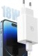 Ładowarka Usams USAMS Ład. siec. 18W + kabel Lightning/ USB-A Fast Charging biały/white series SC SCXLTZ03 3