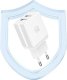 Ładowarka Usams USAMS Ład. siec. 2xUSB-A + kabel USB-C/ USB-A Fast Charging biały/white series HC HCXLTZ03 3