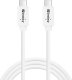Kabel USB Sandberg USB-C - USB-C 1 m Biały (USB-C<gt/>C USB 3.1 G2 100W,) 1