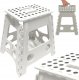 BigBuy Taboret Składany 29x22x39 Biały F... 1