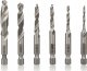 SMART365 kpl. wierteł gwintujących 1/4" hss m3-m10 [6 szt.] 2
