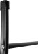 Bathroom Solutions Drabinka wieszak na ręczniki metalowy czarny 150 cm 3