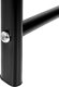 Bathroom Solutions Drabinka wieszak na ręczniki metalowy czarny 150 cm 5
