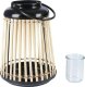 Home Styling Collection Lampion na świeczkę bambusowy 33 cm 3