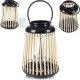 Home Styling Collection Lampion na świeczkę bambusowy 33 cm 5