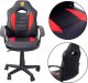 Fotel FOTEL GAMINGOWY KUBEŁKOWY ERGONOMICZNY BIUROWY GRACZA OBROTOWY 9
