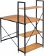 Biurko Biurfol BIURKO DWUSTRONNE STOLIK LOFT REGAŁ VINTAGE 4