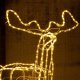 Hurt-net RENIFER LED ŚWIECĄCY 110CM Z RUCHOMĄ GŁOWĄ DEKORACJA ŚWIĄTECZNA ZEWNĘTRZNA 2