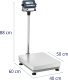 Steinberg Waga platformowa magazynowa 40 x 50 cm 300 kg / 0.01 kg Waga platformowa magazynowa 40 x 50 cm 300 kg / 0.01 kg 6