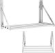 Royal Catering Półka ścienna wisząca rurkowa składana STAL 60 x 30 cm Półka ścienna wisząca rurkowa składana STAL 60 x 30 cm 1