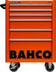 Wózek narzędziowy Bahco Wózek narzędziowy C75, 6 szuflad, 956x501x763 mm, 1475K6 (pomarańczowy)  BAHCO 1