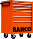Wózek narzędziowy Bahco Wózek narzędziowy C75, 6 szuflad, 956x501x763 mm, 1475K6 (pomarańczowy)  BAHCO 2