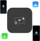 Moduł GPS Mini adapter bezprzewodowego polaczenia Carplay Android Auto 2w1 1