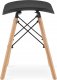 Leobert Taboret KORFU - czarny x 1 4