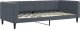 vidaXL Sofa rozsuwana z szufladami, ciemnoszara, 100x200 cm, aksamit 6