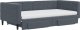 vidaXL Sofa rozsuwana z szufladami, ciemnoszara, 100x200 cm, aksamit 3