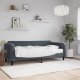 vidaXL Sofa z materacem do spania, ciemnoszara, 90x200 cm, aksamit 1