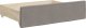 vidaXL Sofa rozsuwana z szufladami, taupe, 100x200 cm, tkanina 10