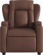 vidaXL Elektryczny fotel rozkładany, brązowy, obity sztuczną skórą 8
